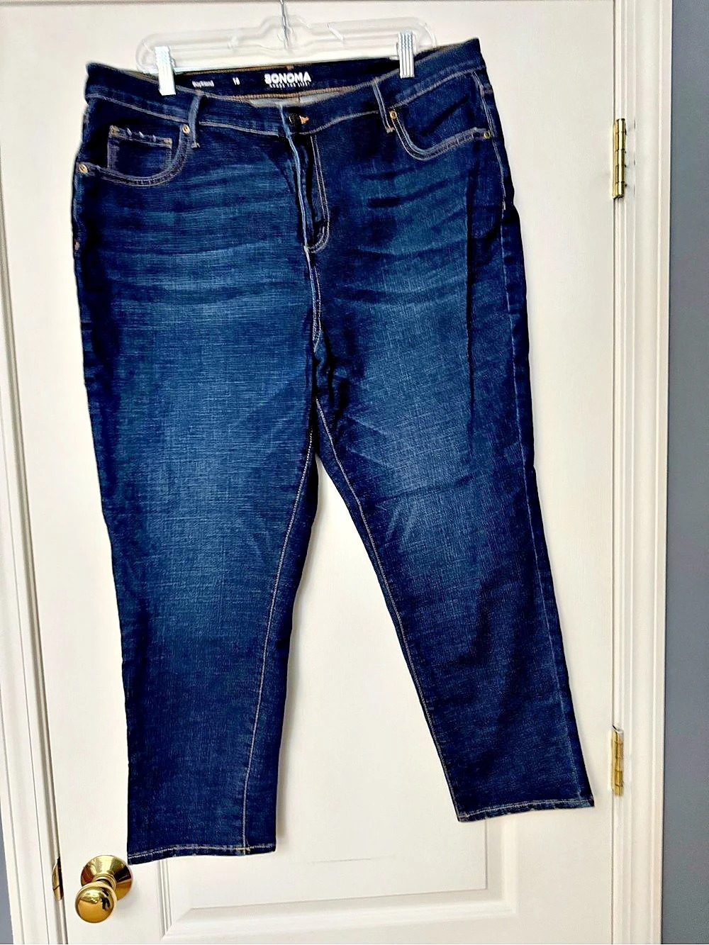 Sonoma Boyfriend Jeans Blue Waist 18